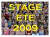 Stage d'&eacute;t&eacute; 2009 &agrave; Vichy (03)